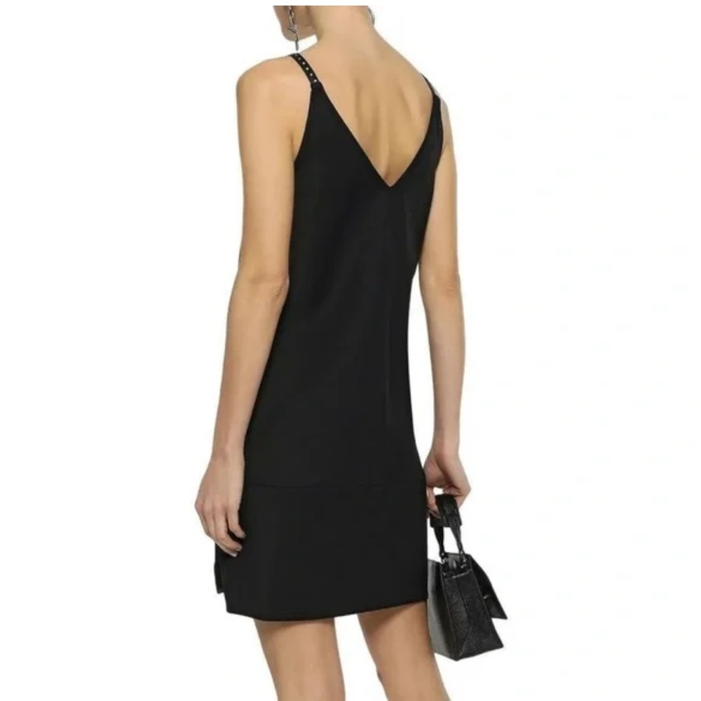 Helmut Lang Black Studded Sleeves Dress • Size 6 • NWT • $520 Retail - Picture 2 of 9